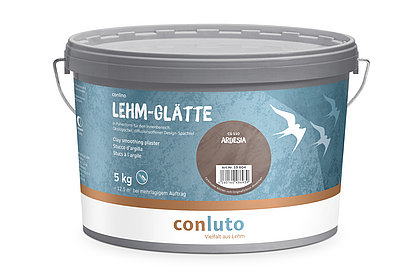 conluto Lehm-Glätte im 5kg Eimer - Farbton Ardesia