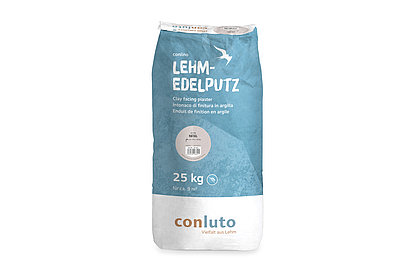 conluto Lehm-Edelputz im 25kg Sack - Farbton Kiesel