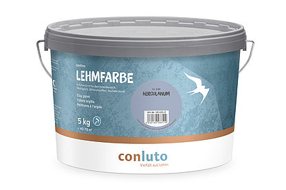 conluto Lehmfarbe im 5kg Eimer - Farbton herculanum