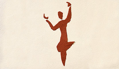 Schablone: Flamencotänzer