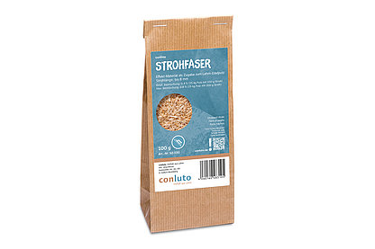 Strohfaser 100 g im braunen Blockbodenbeutel