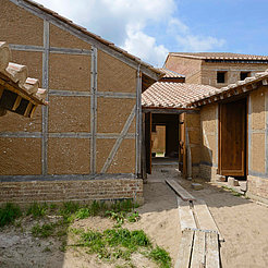 Fachwerk im Archäologischen Park LVR in Xanten
