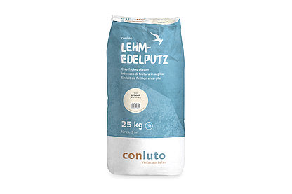 conluto Lehm-Edelputz im 25kg Sack - Farbton Elfenbein