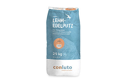 conluto Lehm-Edelputz im 25kg Sack - Farbton Arancio