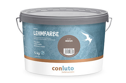 conluto Lehmfarbe im 5kg Eimer - Farbton ardesia