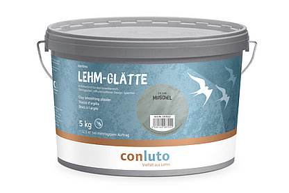 conluto Lehm-Glätte im 5kg Eimer - Farbton Muschel