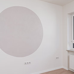 Wandgestaltung mit Kreisornament