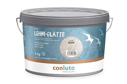 conluto Lehm-Glätte im 5kg Eimer - Farbton Bilbao