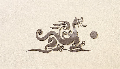 Schablone: Chinesischer Drache